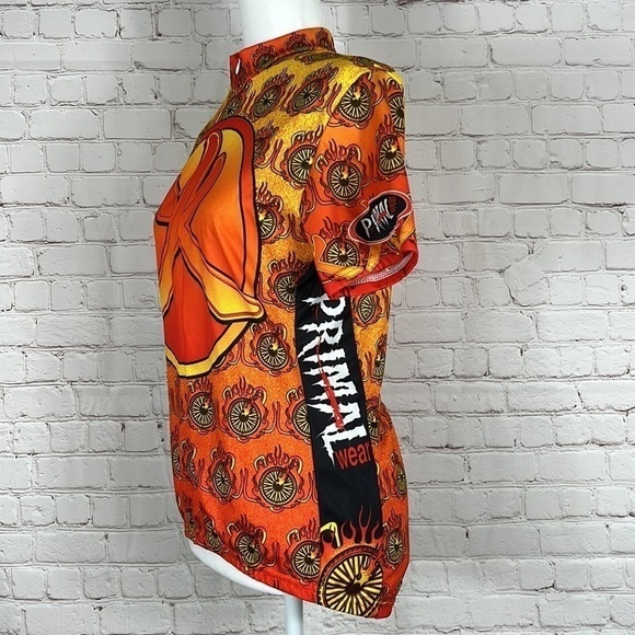 Primal Wear Cycling Jersey Now Zen Wheels Fire Size Large - Picture 3 of 8